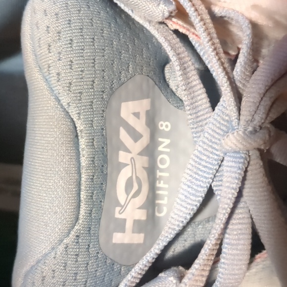 Hoka One One Clifton 8 Blue Fog Plein Air Running Shoe Women’s Size 10 D - Picture 12 of 14